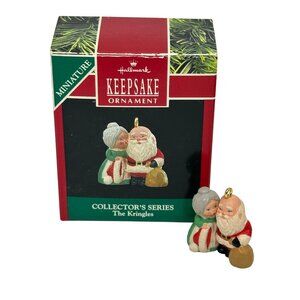 Vintage Hallmark 1990 Keepsake The Kringles Mini Ornament 2nd Series Boxed Gift
